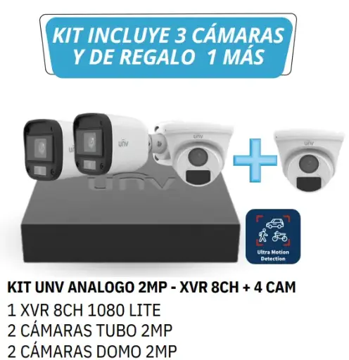 KIT ANALAGO 2CAM 1080P